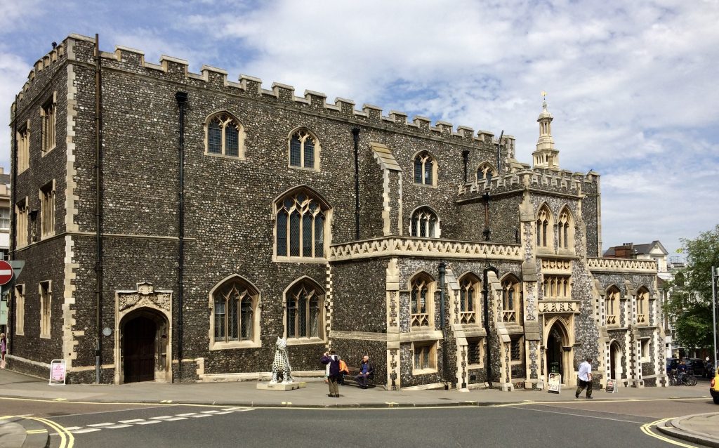 Modfern photo of medieval building in Norwich.